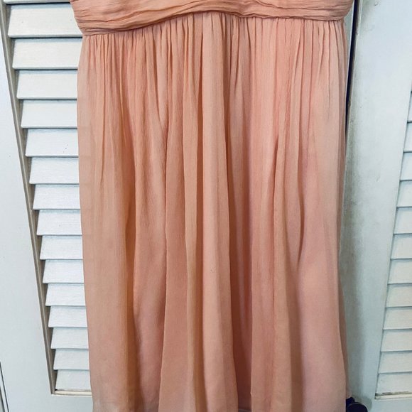 J.Crew Party Dress Petite Sinclair Silk Chiffon - Picture 7 of 8